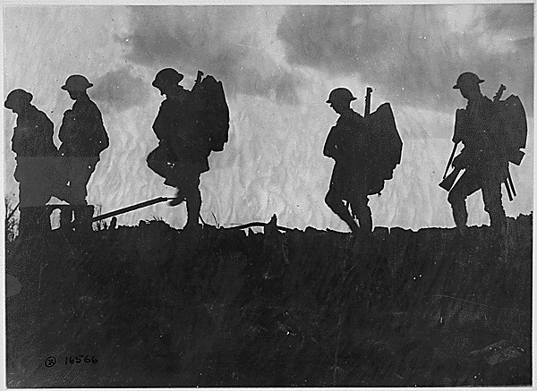 Soldiers in WWI 